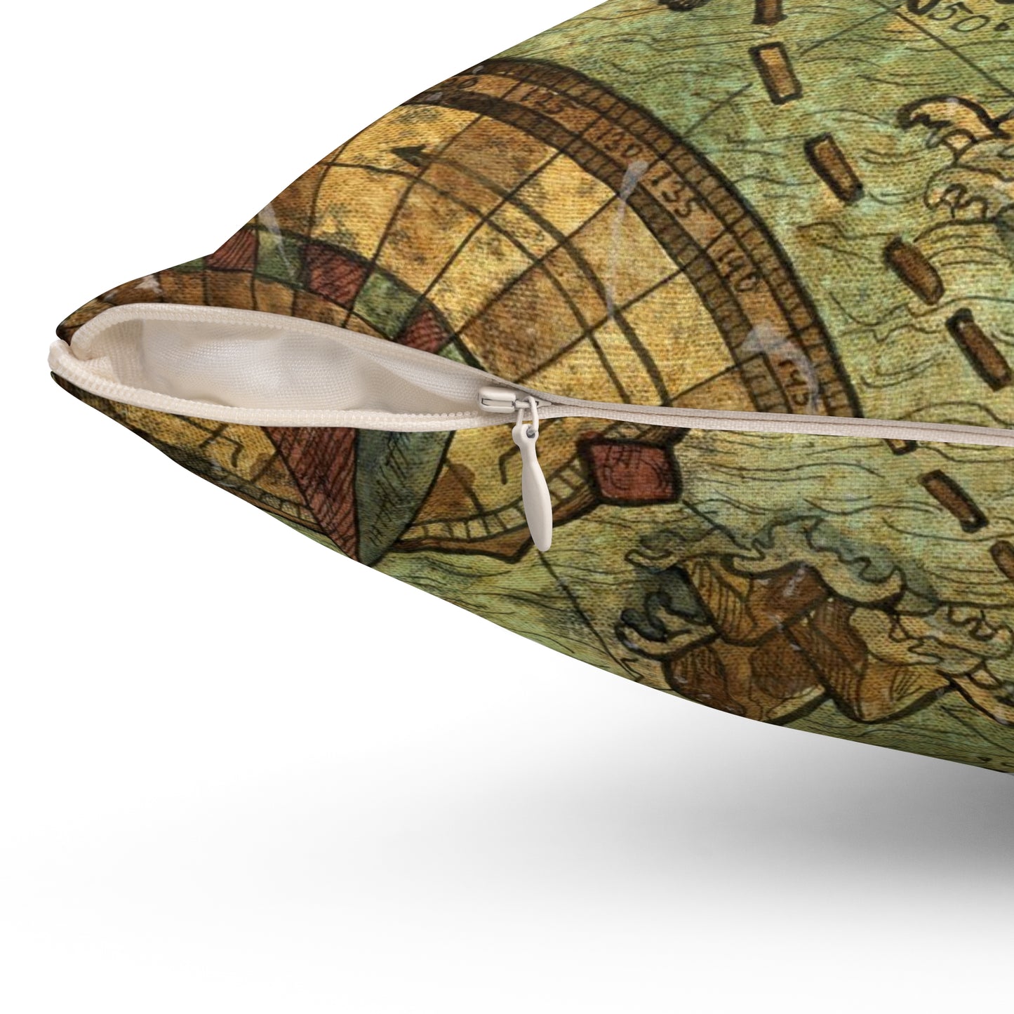 Kulture256 Pirate Map Square Pillow