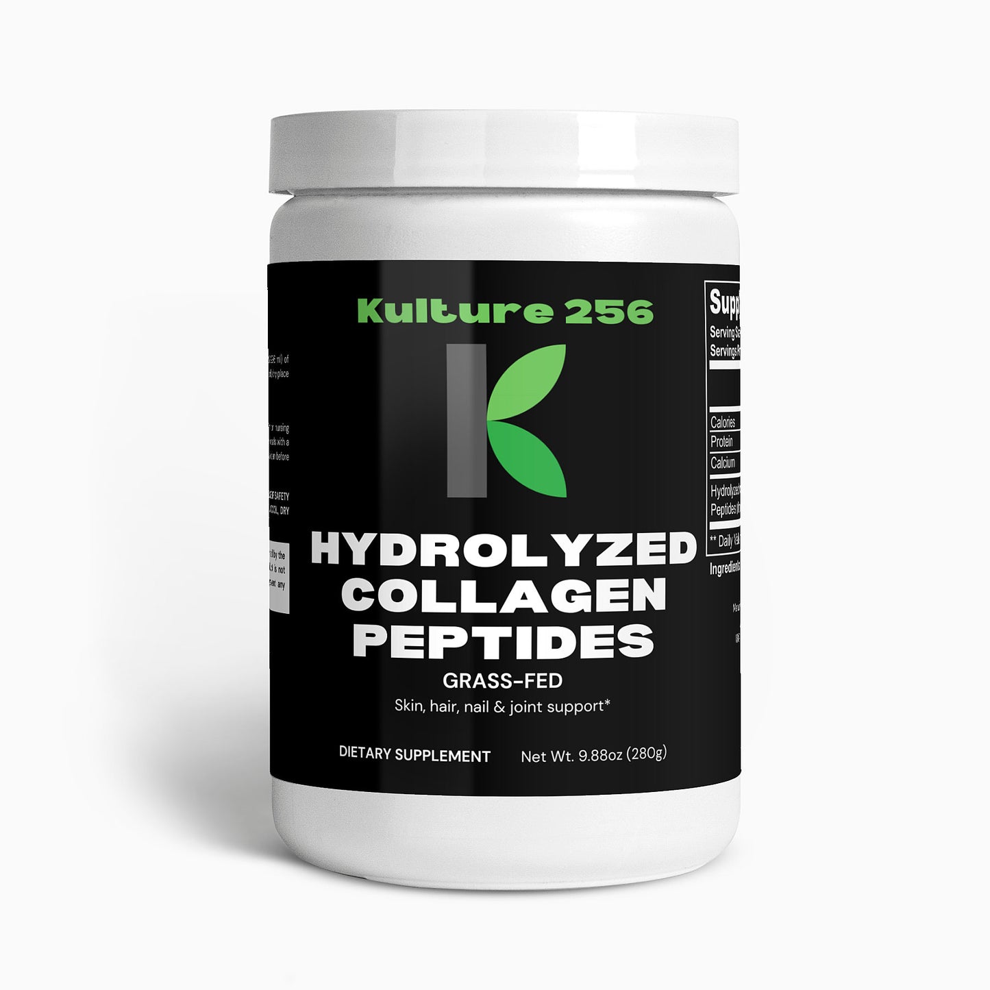 Kulture256 Grass-Fed Hydrolyzed Collagen Peptides Powder