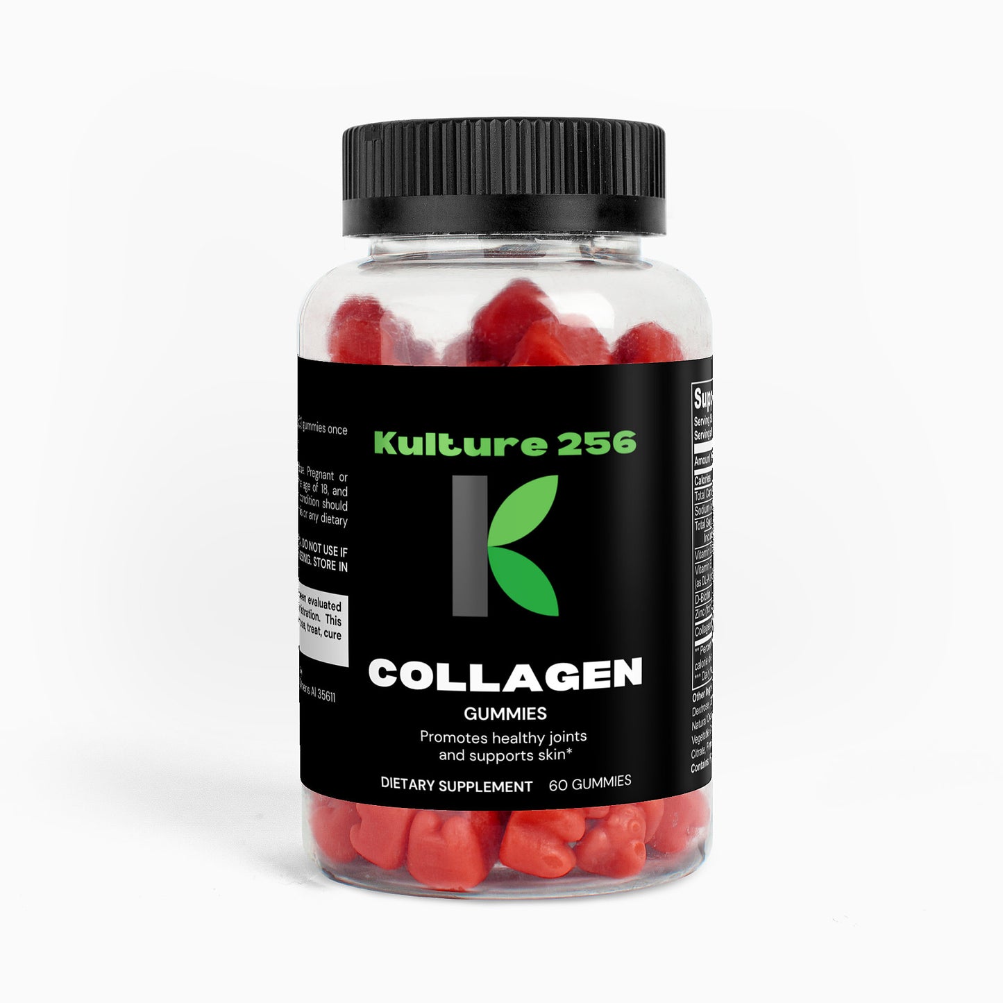 Kulture256 Collagen Gummies (Adult) Supplement Orange Flavor