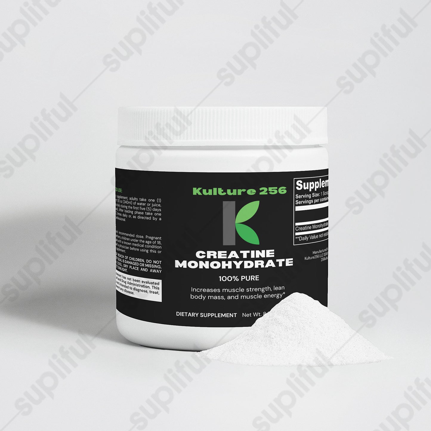 Kulture256 Creatine Monohydrate Workout Supplement