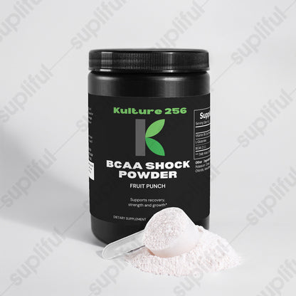 Kulture256 BCAA Shock Powder (Fruit Punch) 1 LB