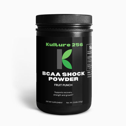 Kulture256 BCAA Shock Powder (Fruit Punch) 1 LB