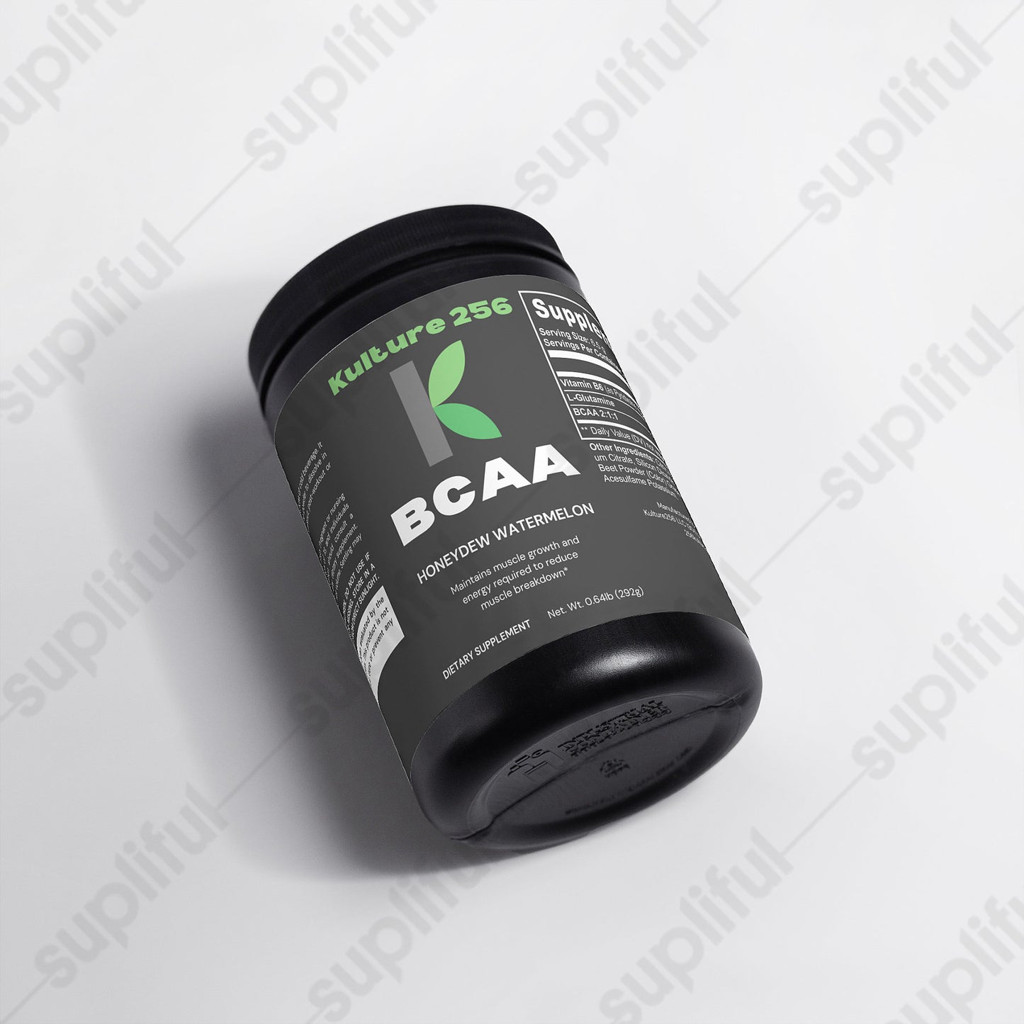 Kulture256 BCAA Post Workout Powder (Honeydew/Watermelon) 1 LB