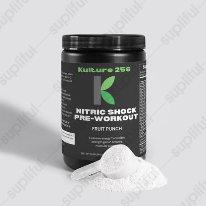 Nitric Shock Pre-Workout Powder (Fruit Punch)