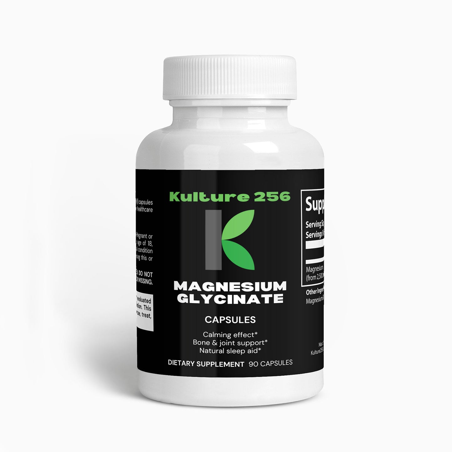 Kulture256 Magnesium Glycinate Dietary Supplement