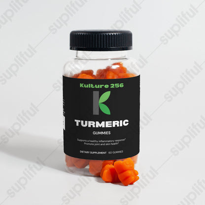 Kulture256 Turmeric Gummies With Black Pepper Extract (Ginger Flavor)