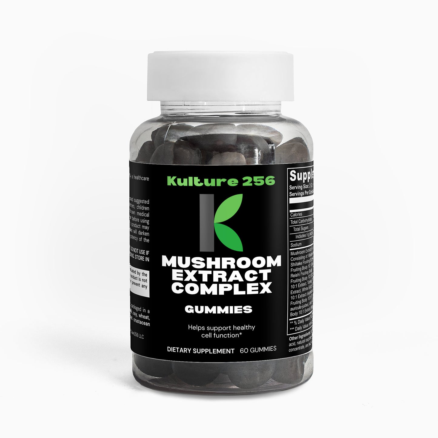 Kulture256 Mushroom Extract Complex Gummies (Raspberry Flavor)