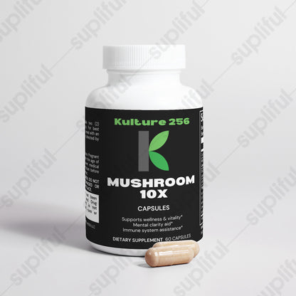 Kulture256 Mushroom Complex 10X Dietary Supplement