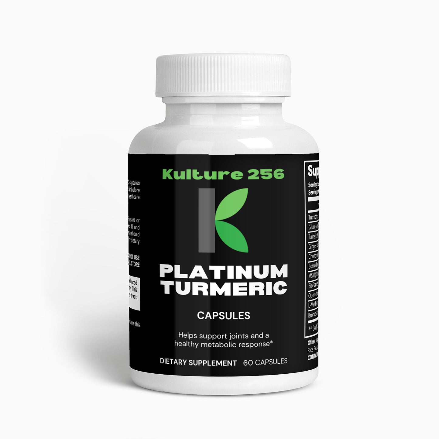 Kulture256 Platinum Turmeric Dietary Supplement