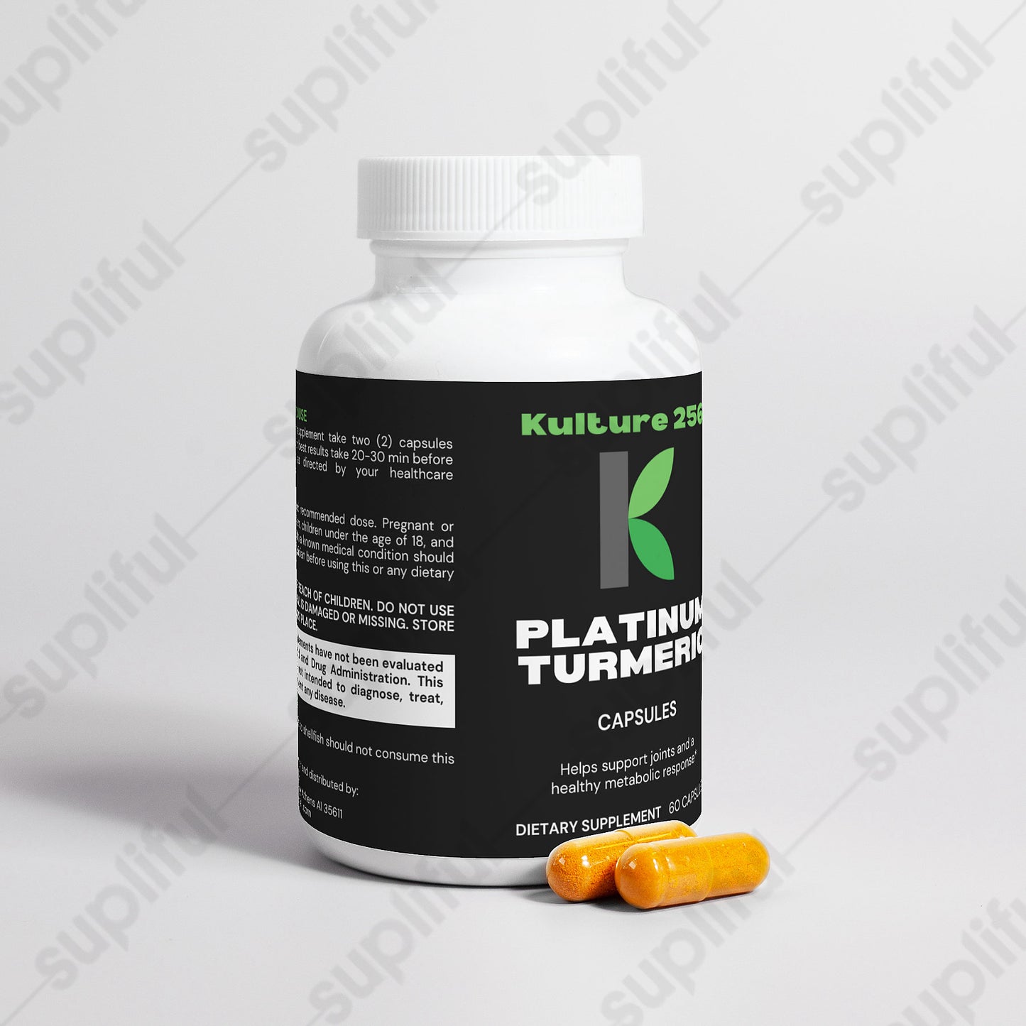 Kulture256 Platinum Turmeric Dietary Supplement