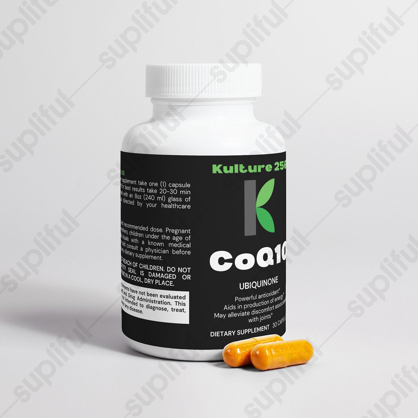 Kulture256 CoQ10 Ubiquinone Dietary Supplement