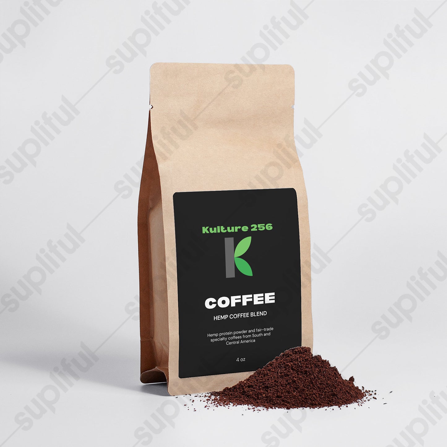 Kulture256 Organic Hemp Coffee Blend - Medium Roast 4oz