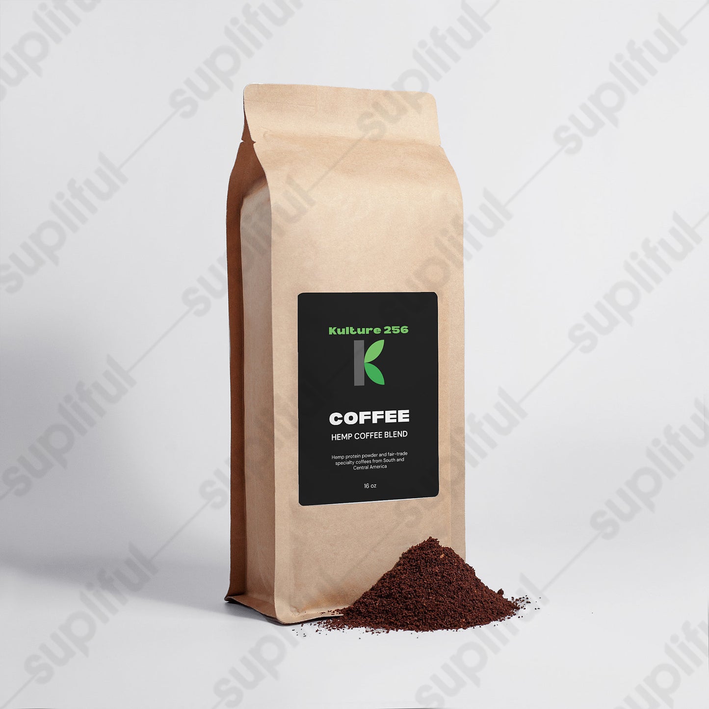 Kulture256 Organic Hemp Coffee Blend - Medium Roast 16 oz