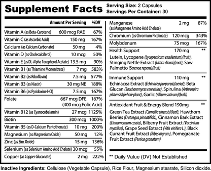 Kulture256 Complete Multivitamin Dietary Supplement