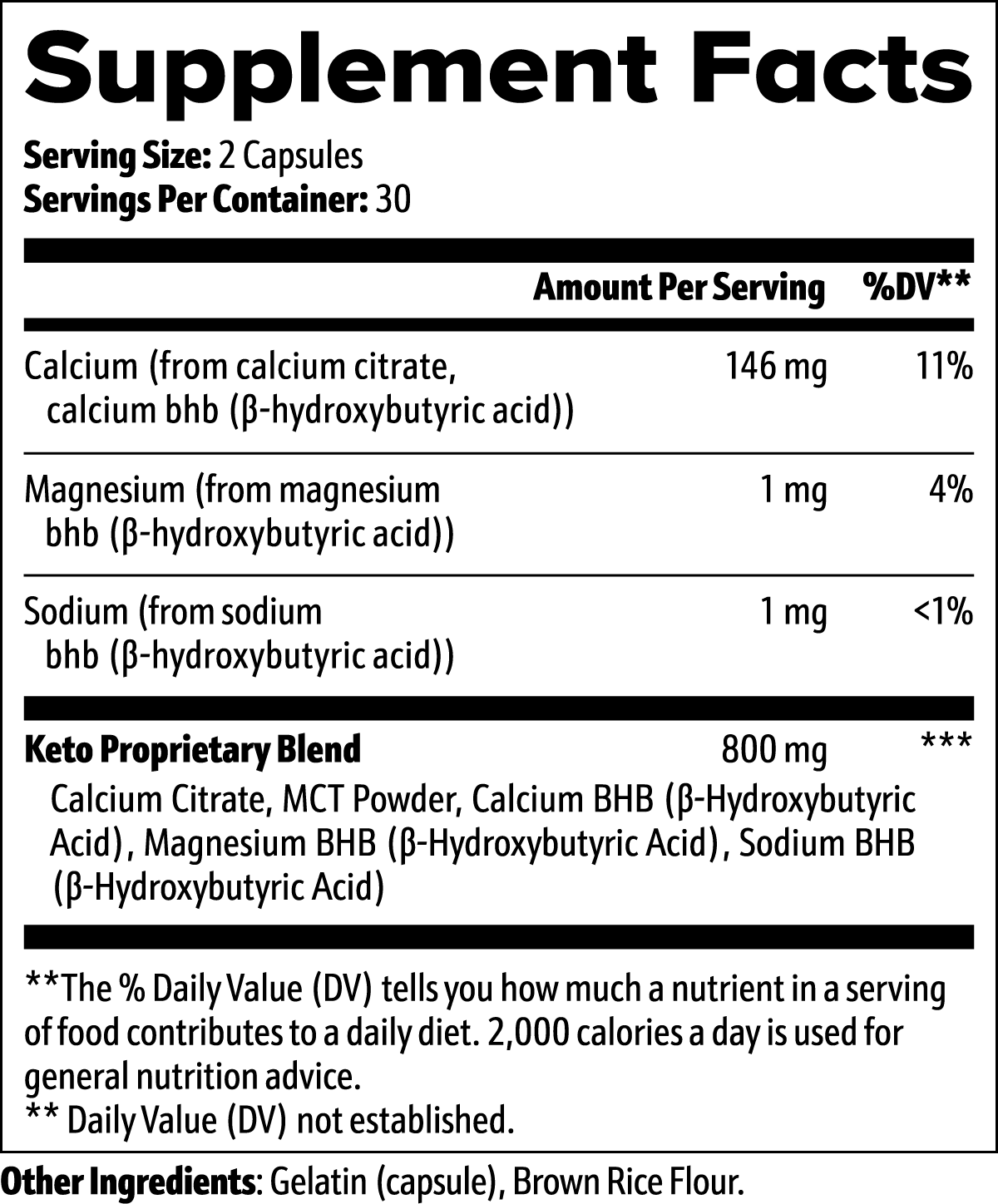 Keto BHB Supplement