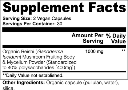 Reishi Mushroom Dietary Supplement