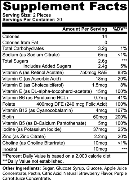 Kulture256 Multivitamin Bear Gummies (Adult) Dietary Supplement