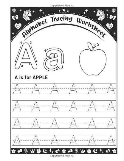 MEGA TRACING WORKBOOK: Letters, Numbers & Shapes