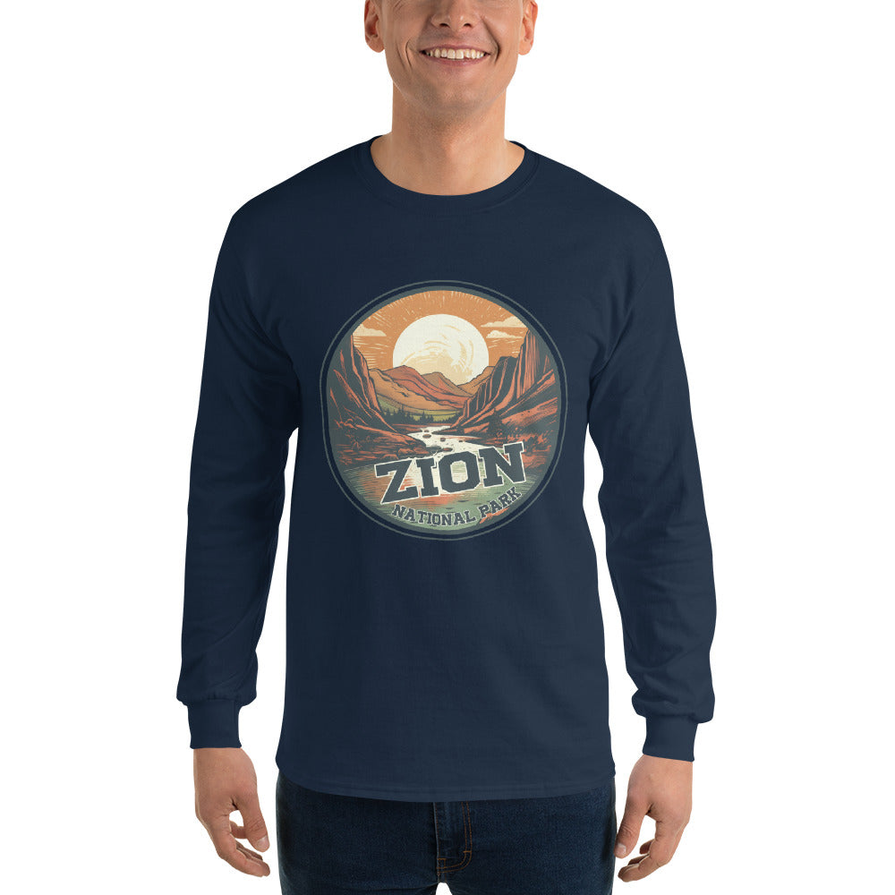 Men’s Zion National Park Long Sleeve Shirt